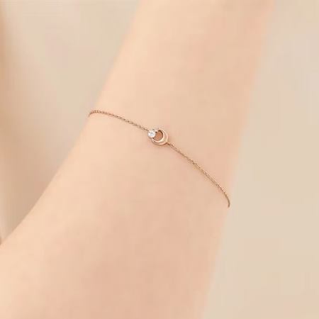 カナルヨンドシー Canal 4℃ カナル4℃ Family Pair Jewelry K10ピンクゴールド ブレスレット キュービックジルコニア/ダイヤモンド ブランド 正規品 新品 ギフト プレゼント 人気 おすすめ 誕生日 記念日 クリスマス 送料無料 ラッピング無料_4
