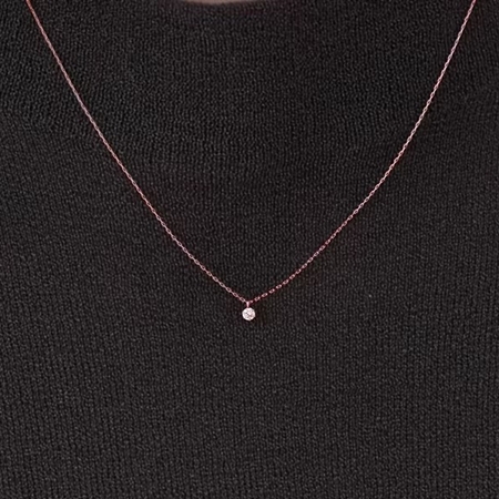 カナルヨンドシー Canal 4℃ カナル4℃ K18ピンクゴールド ネックレス ホワイトトパーズ ブランド 正規品 新品 ギフト プレゼント 人気 おすすめ 誕生日 記念日 クリスマス 送料無料 ラッピング無料_4