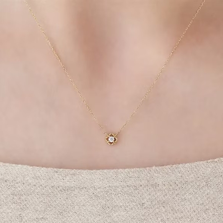 カナルヨンドシー Canal 4℃ カナル4℃ K7イエローゴールド ネックレス キュービックジルコニア ブランド 正規品 新品 ギフト プレゼント 人気 おすすめ 誕生日 記念日 クリスマス 送料無料 ラッピング無料_4