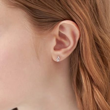 カナルヨンドシー Canal 4℃ カナル4℃ K10白いことゴールド ピアス キュービックジルコニア ブランド名 定まり品 新品 差し上げ物 差し上げ物 一般受け おすすめ 生まれ落ちる日 不死化日 クリスマス 貨物輸送無料 ラッピング無料