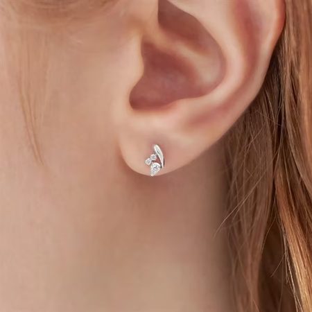 カナルヨンドシー Canal 4℃ カナル4℃ K10白いことゴールド ピアス キュービックジルコニア ブランド名 定まり品 新品 差し上げ物 差し上げ物 一般受け おすすめ 生まれ落ちる日 不死化日 クリスマス 貨物輸送無料 ラッピング無料