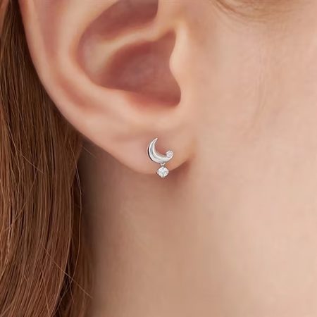 カナルヨンドシー Canal 4℃ カナル4℃ K10白いことゴールド ピアス キュービックジルコニア ブランド名 定まり品 新品 差し上げ物 差し上げ物 一般受け おすすめ 生まれ落ちる日 不死化日 クリスマス 貨物輸送無料 ラッピング無料