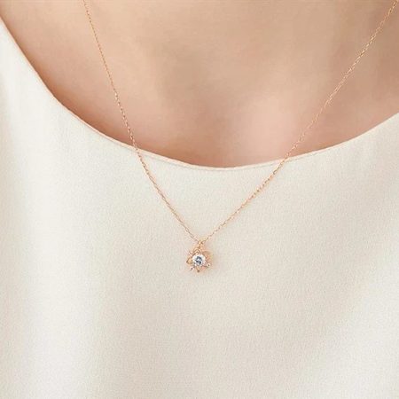 カナルヨンドシー Canal 4℃ カナル4℃ ネックレス K10 ピンクゴールド フラワー キュービックジルコニア レディース ブランド 正規品 新品 ギフト プレゼント 人気 おすすめ 誕生日 記念日 クリスマス 送料無料 ラッピング無料_4