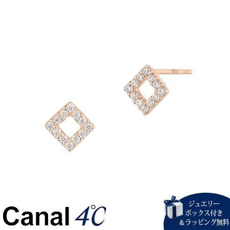 カナルヨンドシー Canal 4℃ カナル4℃ ピアス K10ピンクゴールド キュービックジルコニア レディース ブランド 正規品 新品 ギフト プレゼント 人気 おすすめ 誕生日 記念日 クリスマス 送料無料 ラッピング無料