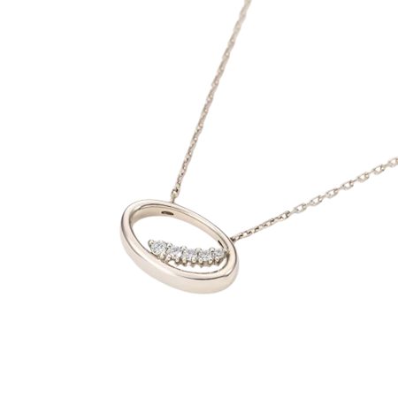 カナルヨンドシー Canal 4℃ カナル4℃ ネックレス ピンク シルバー オーバル Sheer Rose シンセティックモアサナイト レディース ブランド 正規品 新品 ギフト プレゼント 人気 おすすめ 誕生日 記念日 クリスマス 送料無料 ラッピング無料_1