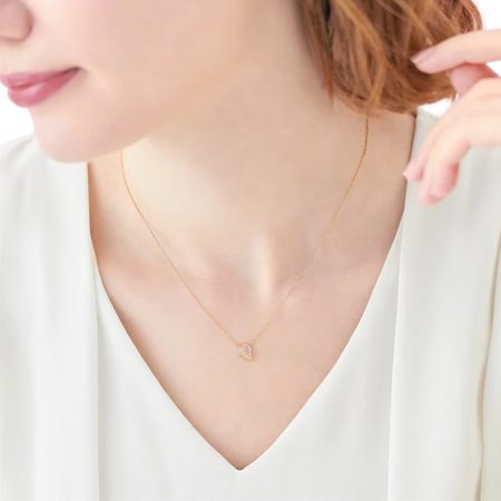 カナルヨンドシー Canal 4℃ カナル4℃ ネックレス K10ピンクゴールド 桜 フラワー SAKURA Collection ローズクォーツ レディース ブランド 正規品 新品 ギフト プレゼント 人気 おすすめ 誕生日 記念日 クリスマス 送料無料 ラッピング無料_3