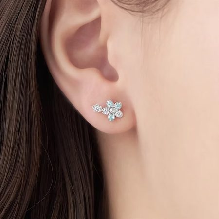 カナルヨンドシー Canal 4℃ カナル4℃ ピアス シルバー Spring Limited 春 ネモフィラ 蝶 ブルートパーズ キュービックジルコニア レディース ブランド 正規品 新品 ギフト プレゼント 人気 おすすめ 誕生日 記念日 クリスマス 送料無料 ラッピング無料_3