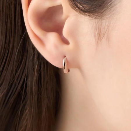 カナルヨンドシー Canal 4℃ カナル4℃ ピアス シルバー EARFLOW フープ シンプル 定番  レディース ブランド 正規品 新品 ギフト プレゼント 人気 おすすめ 誕生日 記念日 クリスマス 送料無料 ラッピング無料_3
