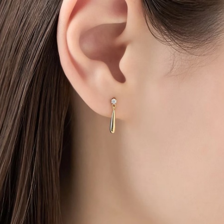 カナルヨンドシー Canal 4℃ カナル4℃ ピアス シルバー EARFLOW しずく シンプル キュービックジルコニア レディース ブランド 正規品 新品 ギフト プレゼント 人気 おすすめ 誕生日 記念日 クリスマス 送料無料 ラッピング無料_3