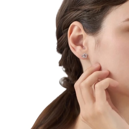 カナルヨンドシー Canal 4℃ カナル4℃ ピアス シルバー EARFLOW クローバー フラワー キュービックジルコニア レディース ブランド 正規品 新品 ギフト プレゼント 人気 おすすめ 誕生日 記念日 クリスマス 送料無料 ラッピング無料_2