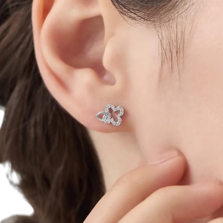 カナルヨンドシー Canal 4℃ カナル4℃ ピアス シルバー EARFLOW クローバー フラワー キュービックジルコニア レディース ブランド 正規品 新品 ギフト プレゼント 人気 おすすめ 誕生日 記念日 クリスマス 送料無料 ラッピング無料_3