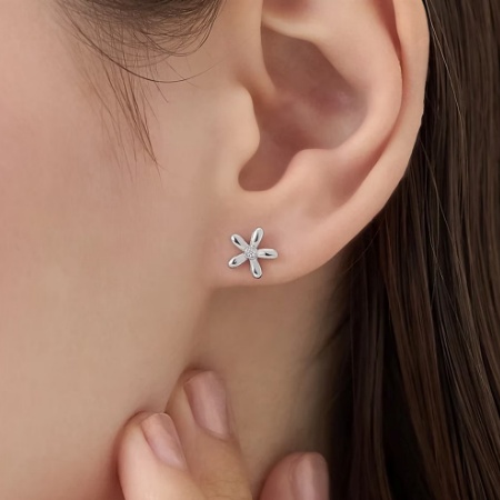 カナルヨンドシー Canal 4℃ カナル4℃ ピアス シルバー EARFLOW クローバー フラワー キュービックジルコニア レディース ブランド 正規品 新品 ギフト プレゼント 人気 おすすめ 誕生日 記念日 クリスマス 送料無料 ラッピング無料_5