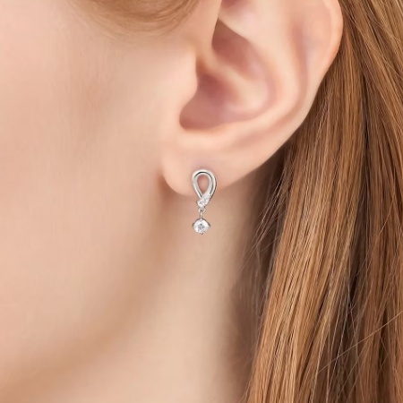 カナルヨンドシー Canal 4℃ カナル4℃ ピアス シルバー EARFLOW しずく キュービックジルコニア レディース ブランド 正規品 新品 ギフト プレゼント 人気 おすすめ 誕生日 記念日 クリスマス 送料無料 ラッピング無料_3