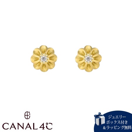 カナルヨンドシー Canal 4℃ カナル4℃ ピアス シルバー EARFLOW フラワー キュービックジルコニア レディース ブランド 正規品 新品 ギフト プレゼント 人気 おすすめ 誕生日 記念日 クリスマス 送料無料 ラッピング無料
