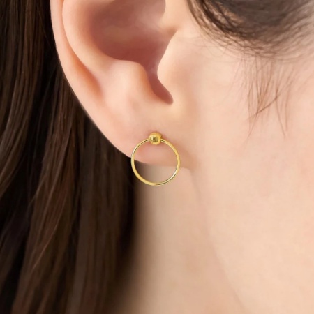 カナルヨンドシー Canal 4℃ カナル4℃ ピアス しろがね色 EARFLOW 倶楽部  レディース ブランド名 定まり品 新品 差し上げ物 差し上げ物 一般受け おすすめ 生まれ落ちる日 不死化日 クリスマス 貨物輸送無料 ラッピング無料