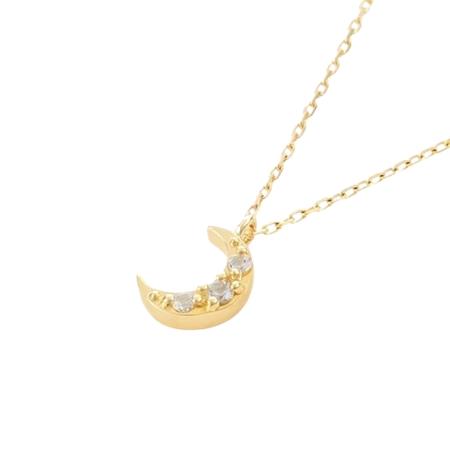 ヨンドシー 4℃ EAU DOUCE４℃ アクセサリー K10イエローゴールド ネックレス ホワイト トパーズ ブランド 正規品 新品 ギフト プレゼント 人気 おすすめ 誕生日 記念日 クリスマス 送料無料 ラッピング無料_1