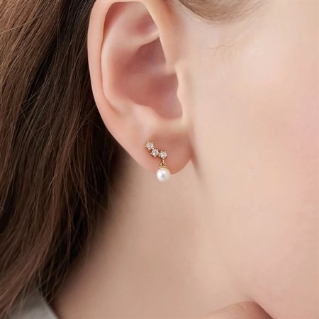ヨンドシー 4℃ EAU DOUCE４℃ K10イエローゴールド ピアス ホワイトトパーズ 淡水パール ブランド 正規品 新品 ギフト プレゼント 人気 おすすめ 誕生日 記念日 クリスマス 送料無料 ラッピング無料_3