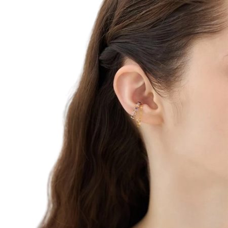 ヨンドシー 4℃ 2月誕生石 シルバー イヤーカフ アメシスト ブランド 正規品 新品 ギフト プレゼント 人気 おすすめ 誕生日 記念日 クリスマス 送料無料 ラッピング無料