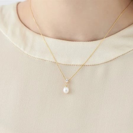 ヨンドシー 4℃ K10イエローゴールド ネックレス 淡水パール ホワイトトパーズ ブランド 正規品 新品 ギフト プレゼント 人気 おすすめ 誕生日 記念日 クリスマス 送料無料 ラッピング無料_4