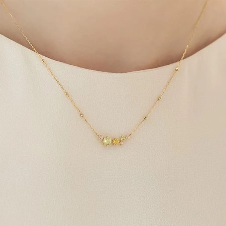 ヨンドシー 4℃ MIMOSA Collection K10イエローゴールド ネックレス シトリン ペリドット ブランド 正規品 新品 ギフト プレゼント 人気 おすすめ 誕生日 記念日 クリスマス 送料無料 ラッピング無料_4
