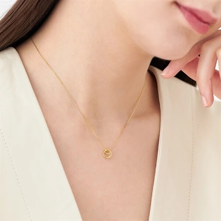 ヨンドシー 4℃ シルバー ネックレス ダブルループ  ブランド 正規品 新品 ギフト プレゼント 人気 おすすめ 誕生日 記念日 クリスマス 送料無料 ラッピング無料_3