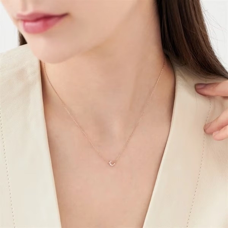 ヨンドシー 4℃ シルバー ネックレス ムーン キュービックジルコニア ブランド 正規品 新品 ギフト プレゼント 人気 おすすめ 誕生日 記念日 クリスマス 送料無料 ラッピング無料_5
