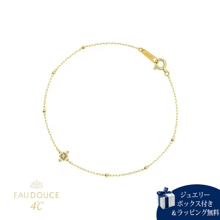 ヨンドシー 4℃ EAU DOUCE4℃ K10イエローゴールド ブレスレット