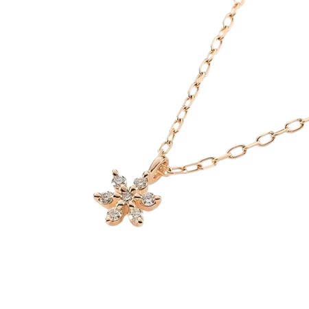 ヨンドシー 4℃ ネックレス K18イエローゴールド 限定 ダイヤモンド 