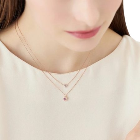 ヨンドシー 4℃ ネックレス2本セット シルバー 2月誕生石 限定 月 ムーン アメシスト レディース ブランド 正規品 新品 ギフト プレゼント 人気 おすすめ 誕生日 記念日 クリスマス 送料無料 ラッピング無料_4