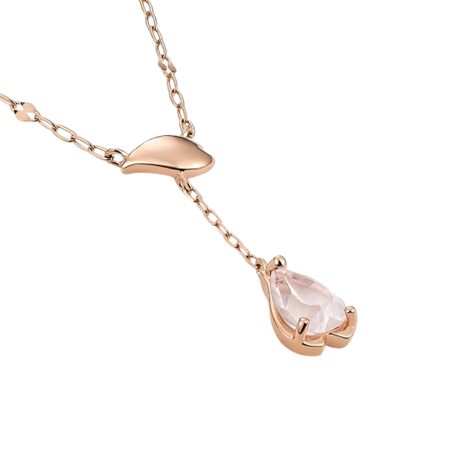 ヨンドシー 4℃ ネックレス K10ピンクゴールド SAKURA Collection 桜 ローズクォーツ レディース ブランド 正規品 新品 ギフト プレゼント 人気 おすすめ 誕生日 記念日 クリスマス 送料無料 ラッピング無料_1