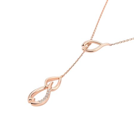ヨンドシー 4℃ ネックレス シルバー SAKURA Collection 桜 ラリエット ホワイトトパーズ レディース ブランド 正規品 新品 ギフト プレゼント 人気 おすすめ 誕生日 記念日 クリスマス 送料無料 ラッピング無料_1