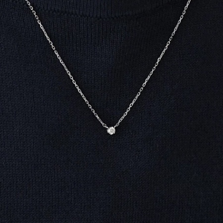 ヨンドシー 4℃ ネックレス シルバー 一粒 シンプル 定番 ダイヤモンド レディース ブランド 正規品 新品 ギフト プレゼント 人気 おすすめ 誕生日 記念日 クリスマス 送料無料 ラッピング無料_4