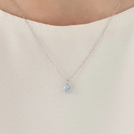 ヨンドシー 4℃ ネックレス K10ホワイトゴールド ４℃ ANNIVERSARY しずく アクアマリン レディース ブランド 正規品 新品 ギフト プレゼント 人気 おすすめ 誕生日 記念日 クリスマス 送料無料 ラッピング無料_4