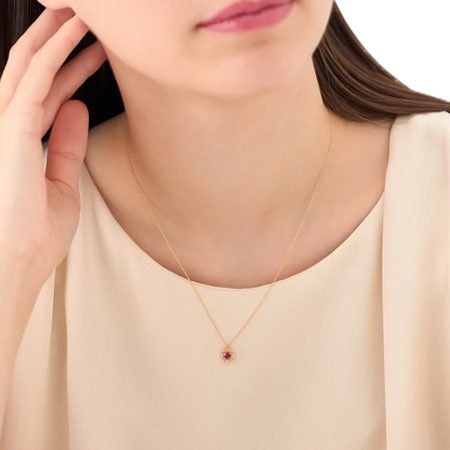 ヨンドシー 4℃ ネックレス K18 イエローゴールド ルビー ダイヤモンド レディース ブランド 正規品 新品 ギフト プレゼント 人気 おすすめ 誕生日 記念日 クリスマス 送料無料 ラッピング無料_3
