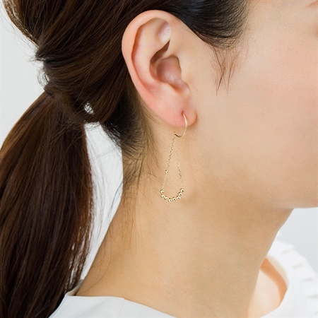 ヨンドシー 4℃ ピアス K10イエローゴールド ピアス