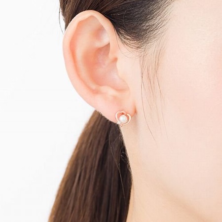 ヨンドシー 4℃ ピアス K10ピンクゴールド ピアス 淡水パール ダイヤモンド ブランド 正規品 新品 ギフト プレゼント 人気 おすすめ 誕生日 記念日 クリスマス 送料無料 ラッピング無料_1