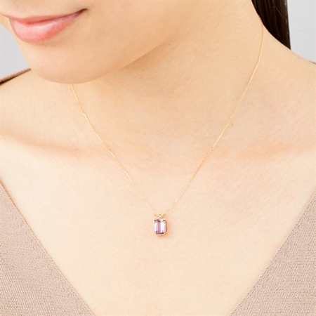 4℃ ヨンドシー ネックレス K10WG ダイヤ 45周年限定