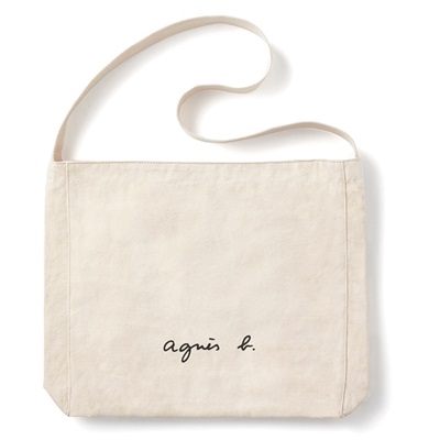 アニエスべー バッグ ショルダーバッグ ロゴ アイボリー agnes b ブランド 正規品 新品 ギフト プレゼント 人気 おすすめ 誕生日 記念日 クリスマス 送料無料 ラッピング無料