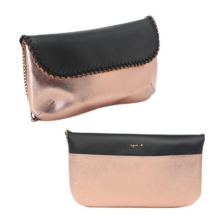 アニエスベー agnes b バッグ ショルダーバッグ ミニショルダー ゴールド ブランド 正規品 新品 ギフト プレゼント 人気 おすすめ 誕生日 記念日 クリスマス 送料無料 ラッピング無料_1