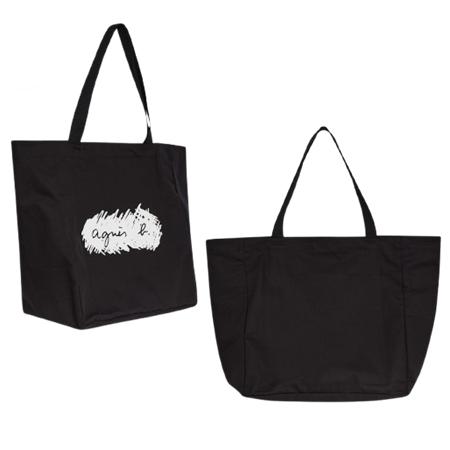 アニエスベー agnes b バッグ GRAND CABAS トートバッグ ブラック ブランド 正規品 新品 ギフト プレゼント 人気 おすすめ 誕生日 記念日 クリスマス 送料無料 ラッピング無料_1