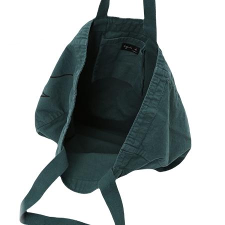 アニエスベー agnes b バッグ ユニセックス SAC ショッピングバッグ トートバッグ グリーン ブランド 正規品 新品 ギフト プレゼント 人気 おすすめ 誕生日 記念日 クリスマス 送料無料 ラッピング無料_2