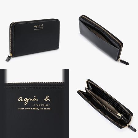 アニエスベー agnes b 財布 長財布 レザー ラウンドジップ ロングウォレット レディース ブランド 正規品 新品 ギフト プレゼント 人気 おすすめ 誕生日 記念日 クリスマス 送料無料 ラッピング無料_7