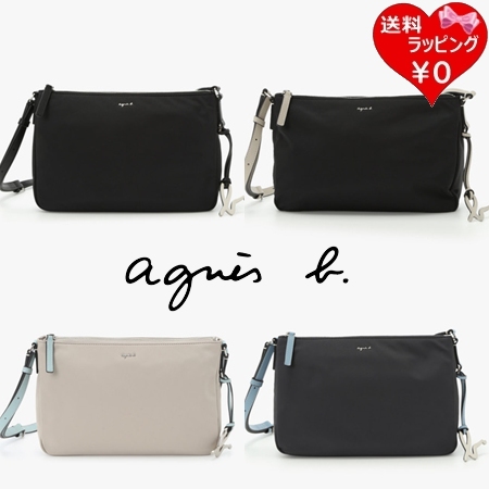 アニエスベー agnes b ショルダーバッグ ナイロン ミディアム Adele レディース ブランド 正規品 新品 ギフト プレゼント 人気 おすすめ 誕生日 記念日 クリスマス 送料無料 ラッピング無料