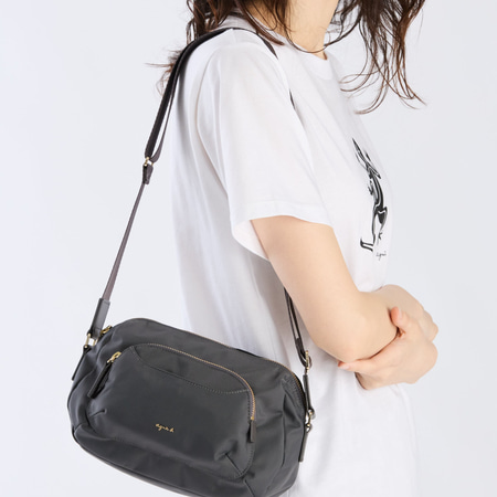 アニエスベー agnes b ショルダーバッグ ナイロンショルダーバッグ Maron レディース ブランド 正規品 新品 ギフト プレゼント 人気 おすすめ 誕生日 記念日 クリスマス 送料無料 ラッピング無料_5