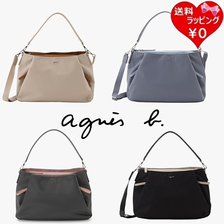 アニエスベー agnes b ハンドバッグ ナイロン 2way ミディアム ショルダーバッグ Origami  ブランド 正規品 新品 ギフト プレゼント 人気 おすすめ 誕生日 記念日 クリスマス 送料無料 ラッピング無料