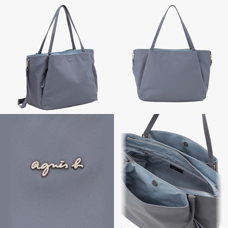 アニエスベー agnes b ハンドバッグ ナイロン 2way ラージ ショルダーバッグ Origami  ブランド 正規品 新品 ギフト プレゼント 人気 おすすめ 誕生日 記念日 クリスマス 送料無料 ラッピング無料_6