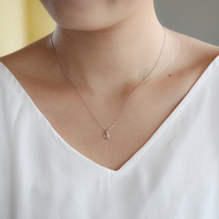 カナルヨンドシー Canal 4℃ ネックレス  4月誕生石  K10ホワイトゴールド ネックレス ダイヤモンド ブランド 正規品 新品 ギフト プレゼント 人気 おすすめ 誕生日 記念日 クリスマス 送料無料 ラッピング無料_1