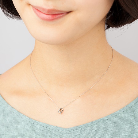 カナルヨンドシー Canal 4℃ ネックレス K10ホワイトゴールド ネックレス ダイヤモンド ブランド 正規品 新品 ギフト プレゼント 人気 おすすめ 誕生日 記念日 クリスマス 送料無料 ラッピング無料_1