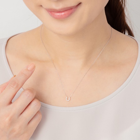 カナルヨンドシー Canal 4℃ ネックレス K10ホワイトゴールド ネックレス ダイヤモンド ブランド 正規品 新品 ギフト プレゼント 人気 おすすめ 誕生日 記念日 クリスマス 送料無料 ラッピング無料_1