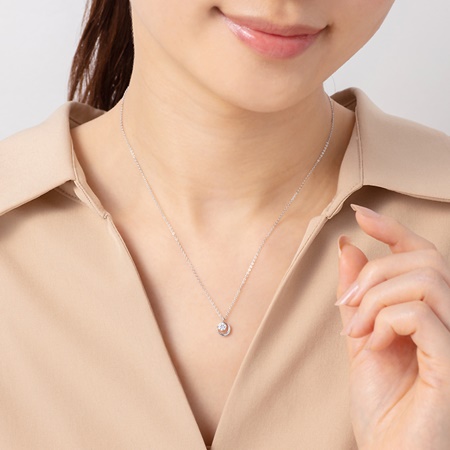 カナルヨンドシー Canal 4℃ ネックレス シルバー ネックレス キュービックジルコニア ブランド 正規品 新品 ギフト プレゼント 人気 おすすめ 誕生日 記念日 クリスマス 送料無料 ラッピング無料_1